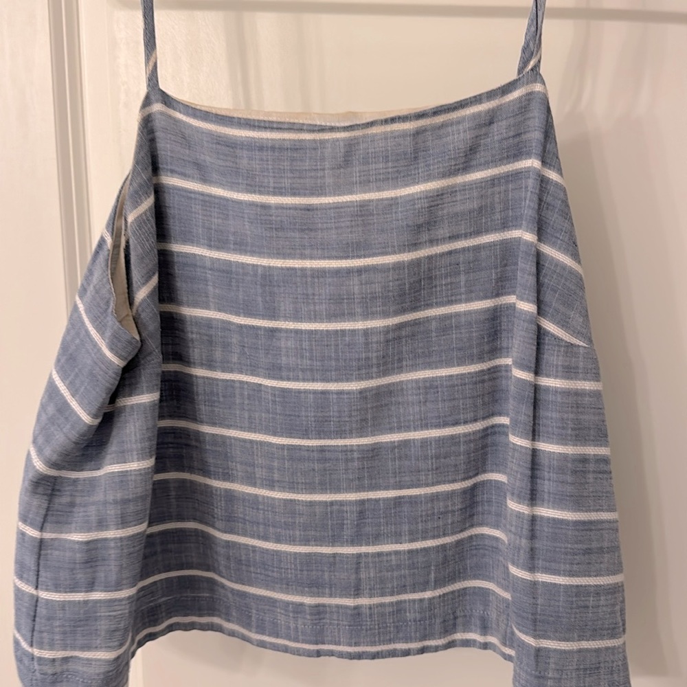 Denim striped Tank top